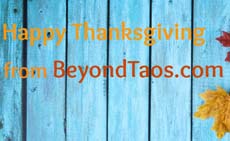 Happy Thanksgiving to Our BeyondTaos Visitors and Members!