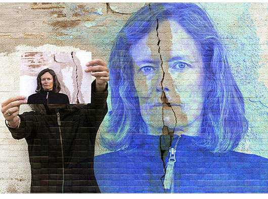 Digital photo by Lisa Bayne, included in 2015 TCA Self Portrait show